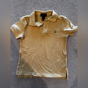 Polo by Ralph Lauren Men's Beige Polo Shirt